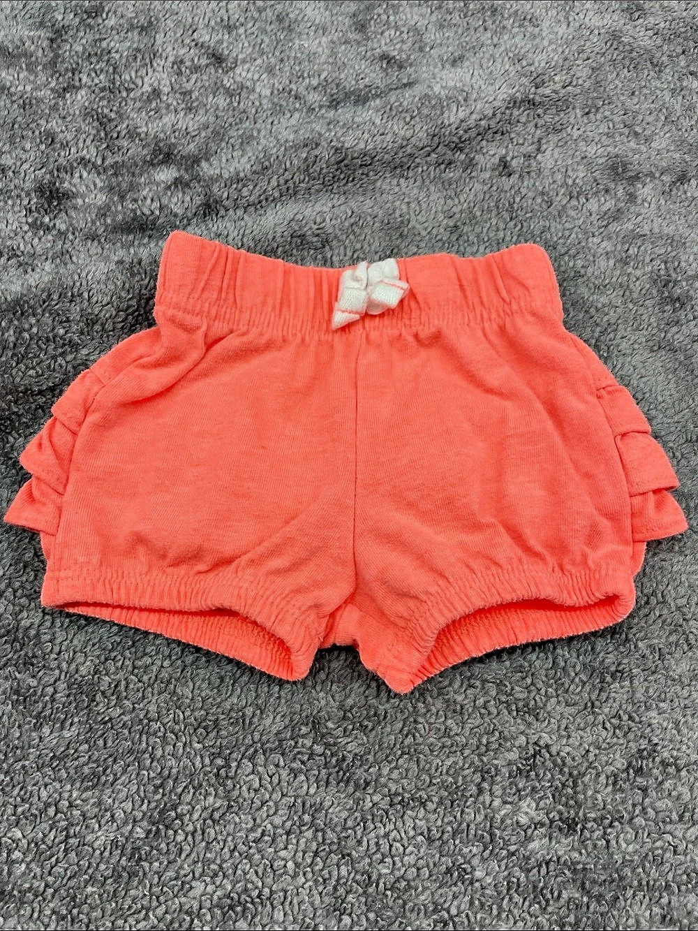 Jumping Beans Ruffle Shorts in Coral Pink Girls NB Like New